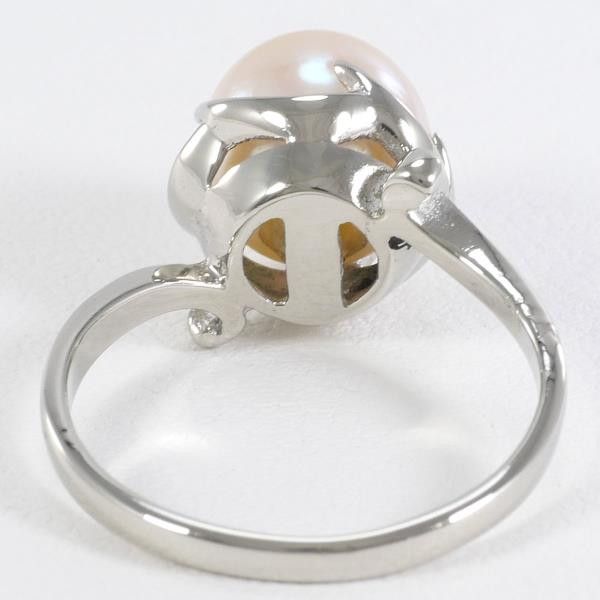 Other Other K14 White Gold Pearl Ring Size 9 Metal Ring in Great Condition Size ONE SIZE - 4 Thumbnail