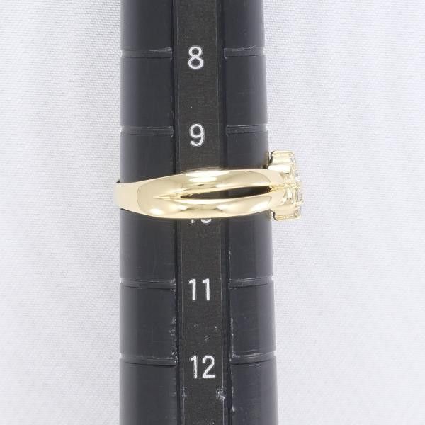Other Other K18 Yellow Gold Diamond Ring Size 10 Metal Ring in Great Condition Size ONE SIZE - 5 Thumbnail