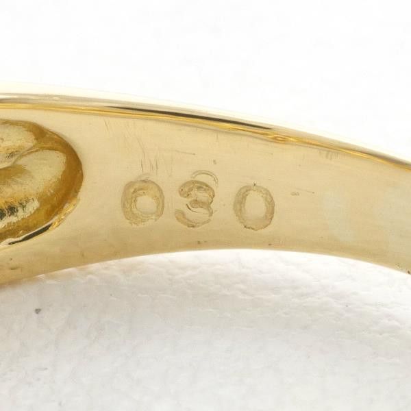 Other Other K18 Yellow Gold Diamond Ring Size 10 Metal Ring in Great Condition Size ONE SIZE - 7 Thumbnail