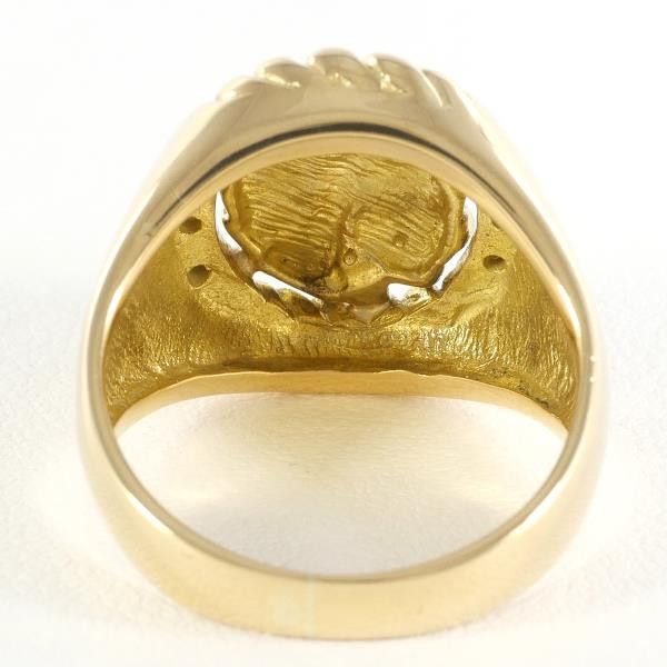 Other Other K18 Yellow Gold Diamond Ring 9号 750 YG Metal Ring in Great Condition Size ONE SIZE - 6 Thumbnail