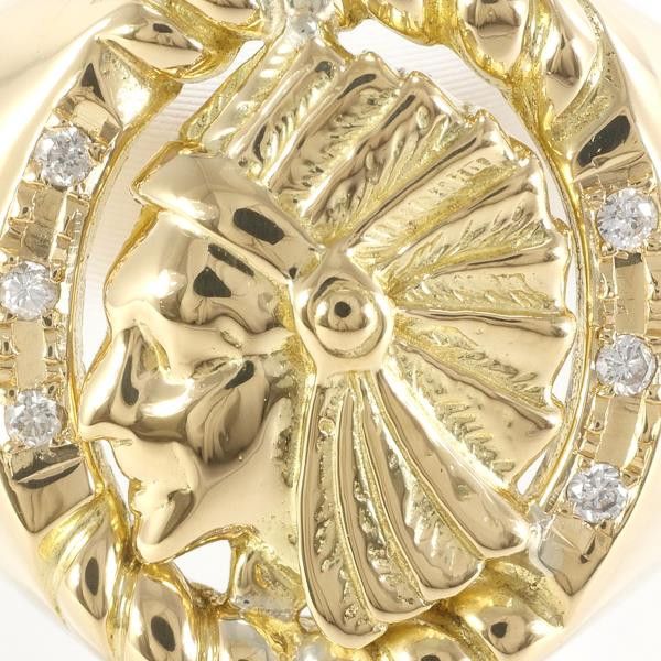 Other Other K18 Yellow Gold Diamond Ring 9号 750 YG Metal Ring in Great Condition Size ONE SIZE - 2 Thumbnail