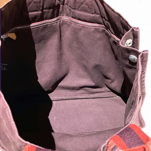 Hermes Hermes Hermes Herbag MM Tote Bag Canvas Tote Bag in Fair Condition Size ONE SIZE - 6 Thumbnail