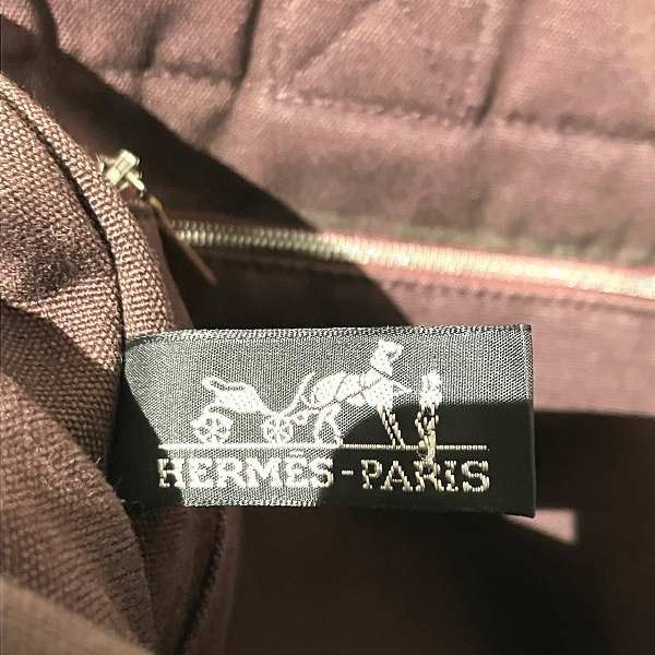 Hermes Hermes Hermes Herbag MM Tote Bag Canvas Tote Bag in Fair Condition Size ONE SIZE - 5 Thumbnail
