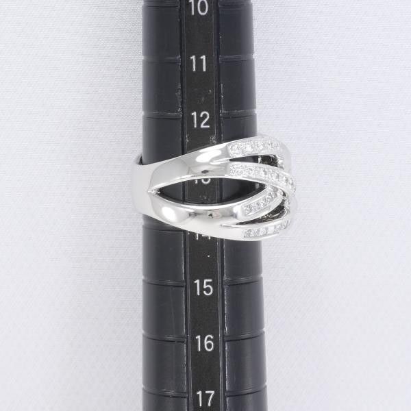 Other Other PT900 Platinum Diamond Ring Size 13.5 Metal Ring in Great Condition Size ONE SIZE - 7 Thumbnail