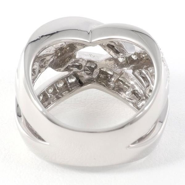 Other Other PT900 Platinum Diamond Ring Size 13.5 Metal Ring in Great Condition Size ONE SIZE - 6 Thumbnail
