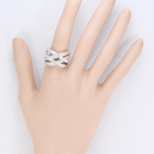 Other Other PT900 Platinum Diamond Ring Size 13.5 Metal Ring in Great Condition Size ONE SIZE - 4 Thumbnail