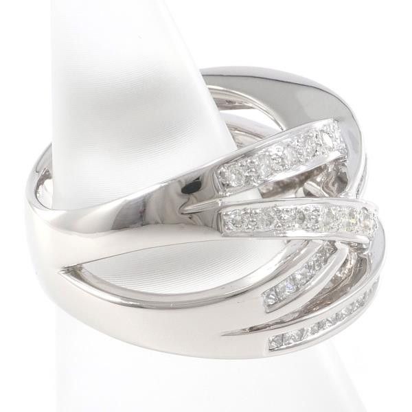 Other Other PT900 Platinum Diamond Ring Size 13.5 Metal Ring in Great Condition Size ONE SIZE - 3 Thumbnail