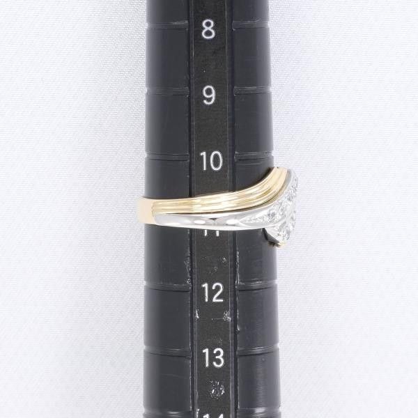 Other Other PT900 Platinum K18 Yellow Gold Diamond Ring Size 11 Metal Ring in Excellent Condition Size ONE SIZE - 5 Thumbnail