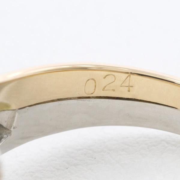 Other Other PT900 Platinum K18 Yellow Gold Diamond Ring Size 11 Metal Ring in Excellent Condition Size ONE SIZE - 7 Thumbnail