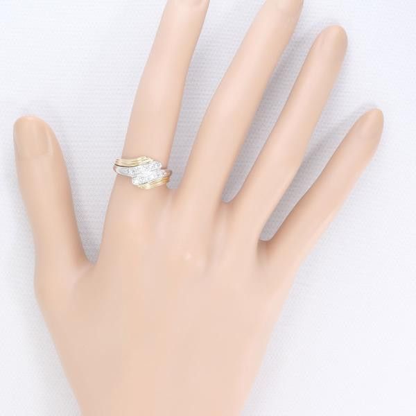 Other Other PT900 Platinum K18 Yellow Gold Diamond Ring Size 11 Metal Ring in Excellent Condition Size ONE SIZE - 3 Thumbnail