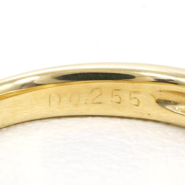 Other Other K18 Yellow Gold Diamond Ring Size 12 Metal Ring in Great Condition Size ONE SIZE - 9 Thumbnail