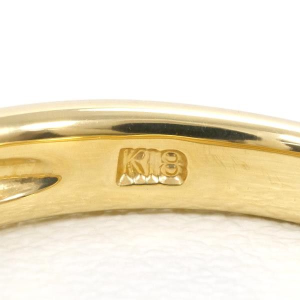 Other Other K18 Yellow Gold Diamond Ring Size 12 Metal Ring in Great Condition Size ONE SIZE - 8 Thumbnail