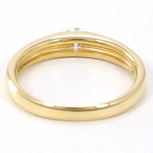 Other Other K18 Yellow Gold Diamond Ring Size 12 Metal Ring in Great Condition Size ONE SIZE - 6 Thumbnail