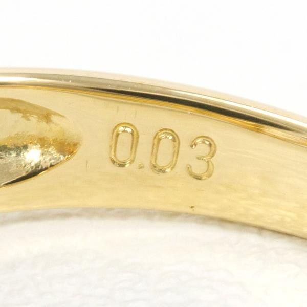Other Other K18 Yellow Gold Pearl Ring 12 Size Metal Ring in Great Condition Size ONE SIZE - 7 Thumbnail