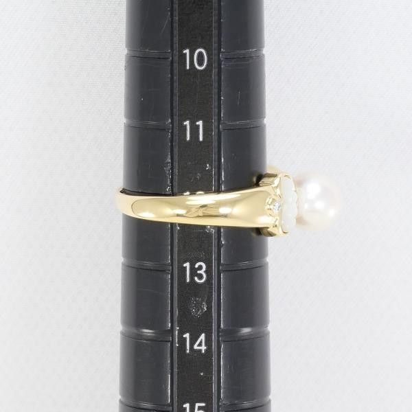 Other Other K18 Yellow Gold Pearl Ring 12 Size Metal Ring in Great Condition Size ONE SIZE - 5 Thumbnail