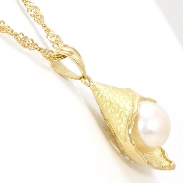 Other Other K18 Yellow Gold Pearl Necklace 59cm Metal Necklace in Great Condition Size ONE SIZE - 2 Thumbnail