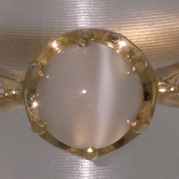 Other Other K18 Yellow Gold Moonstone Ring Size 10 Metal Ring in Excellent Condition Size ONE SIZE - 7 Thumbnail