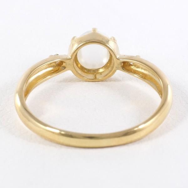 Other Other K18 Yellow Gold Moonstone Ring Size 10 Metal Ring in Excellent Condition Size ONE SIZE - 4 Thumbnail