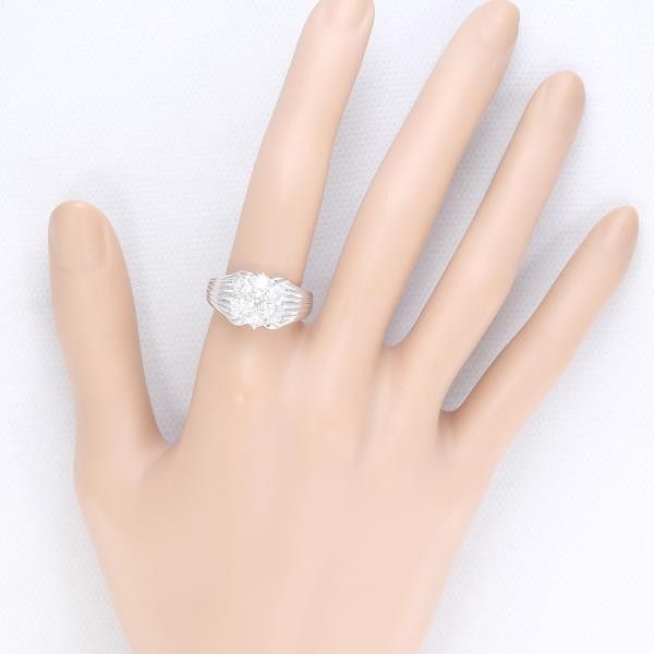 Other Other PT900 Platinum Diamond Ring Size 13 Metal Ring in Great Condition Size ONE SIZE - 4 Thumbnail