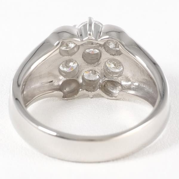 Other Other PT900 Platinum Diamond Ring Size 13 Metal Ring in Great Condition Size ONE SIZE - 6 Thumbnail