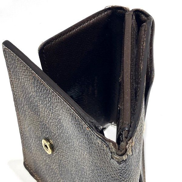 Louis Vuitton Louis Vuitton Louis Vuitton Damier Portefeuille Elise Wallet N61654 Canvas Short Wallet N61654 in Fair Condition Size ONE SIZE - 3 Thumbnail