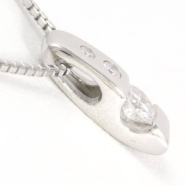 Other Other Platinum PT900 PT850 Diamond Necklace Metal Necklace Size ONE SIZE - 2 Thumbnail