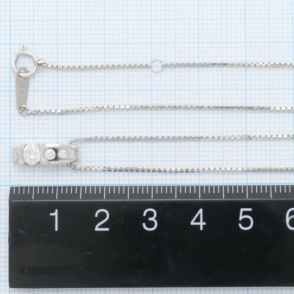 Other Other Platinum PT900 PT850 Diamond Necklace Metal Necklace Size ONE SIZE - 6 Thumbnail