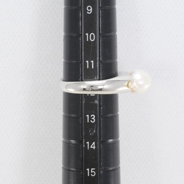 Other LuxUness PT900 Platinum Pearl Ring Metal Ring Size ONE SIZE - 5 Thumbnail