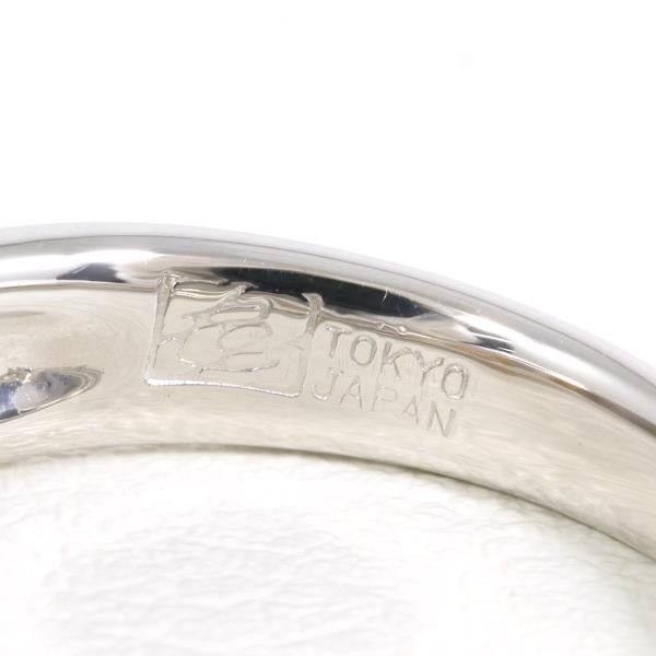 Other LuxUness PT900 Platinum Pearl Ring Metal Ring Size ONE SIZE - 7 Thumbnail