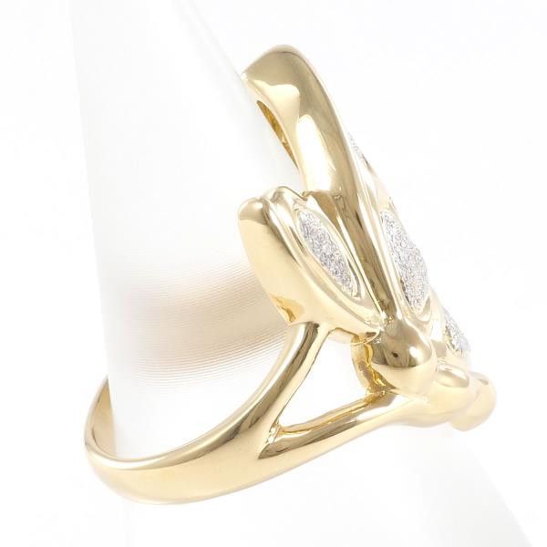 Other Other PT900 Platinum K18 Yellow Gold Ring Size 9 Metal Ring in Excellent Condition Size ONE SIZE - 2 Thumbnail