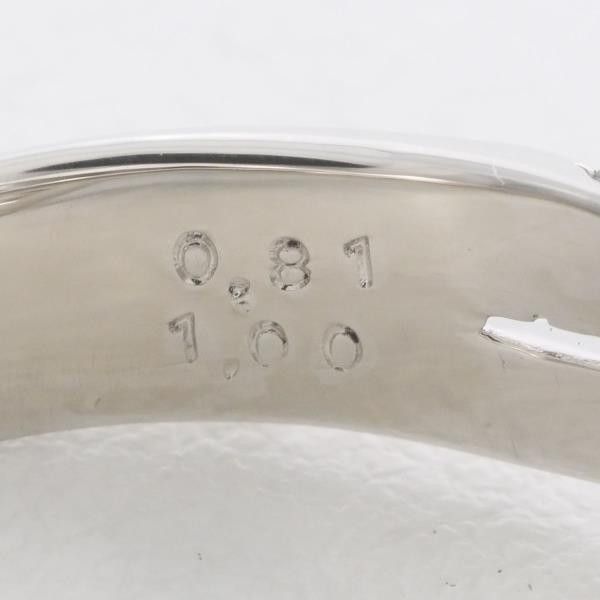 Other Other PT900 Platinum Ring Brown Diamond 0.81ct Metal Ring Size ONE SIZE - 9 Thumbnail