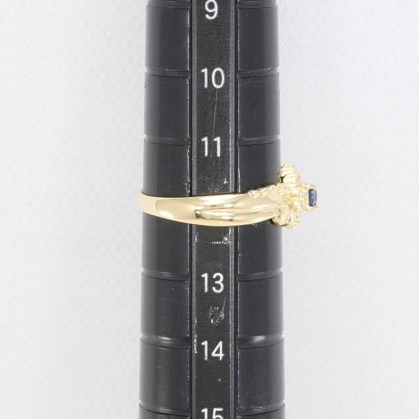 Other Other K18 Yellow Gold Sapphire Ring Metal Ring in Excellent Condition Size ONE SIZE - 5 Thumbnail