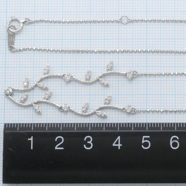 Other Other PT850 Platinum Diamond Necklace 40cm Metal Necklace in Excellent Condition Size ONE SIZE - 5 Thumbnail