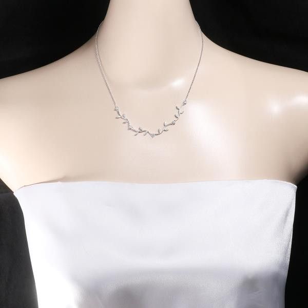 Other Other PT850 Platinum Diamond Necklace 40cm Metal Necklace in Excellent Condition Size ONE SIZE - 3 Thumbnail