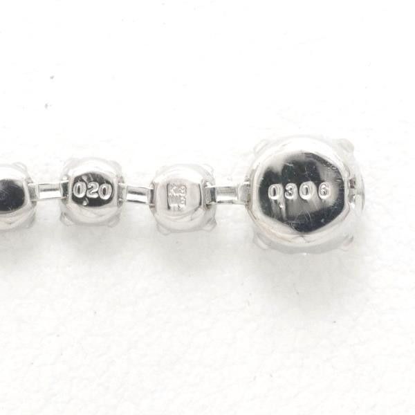 Other Other K18 White Gold Diamond Necklace 46cm Metal Necklace in Great Condition Size ONE SIZE - 7 Thumbnail