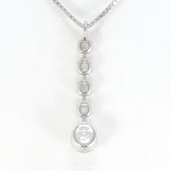 Other Other K18 White Gold Diamond Necklace 46cm Metal Necklace in Great Condition Size ONE SIZE - 4 Thumbnail