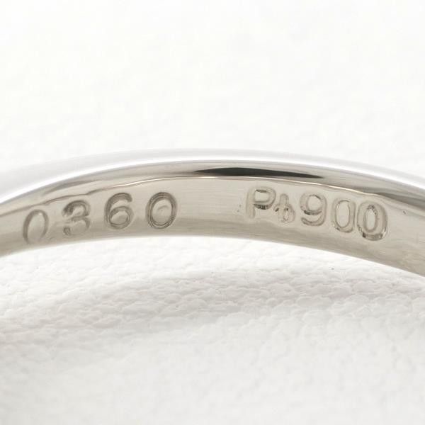 Other LuxUness PT900 Platinum Diamond Ring 9 Metal Ring in Excellent Condition Size ONE SIZE - 8 Thumbnail