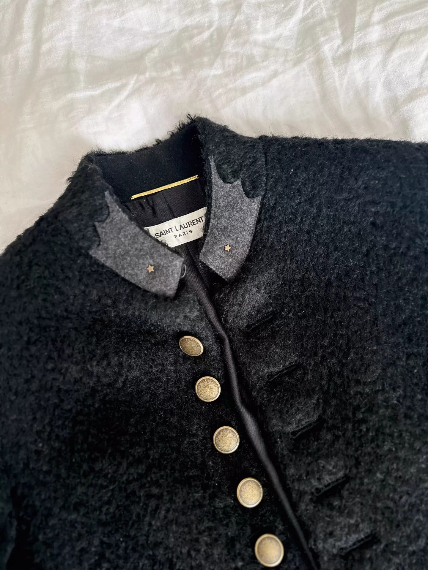 Saint Laurent Paris Saint Laurent Paris Plush coat Size US XXS / EU 40 - 2 Thumbnail