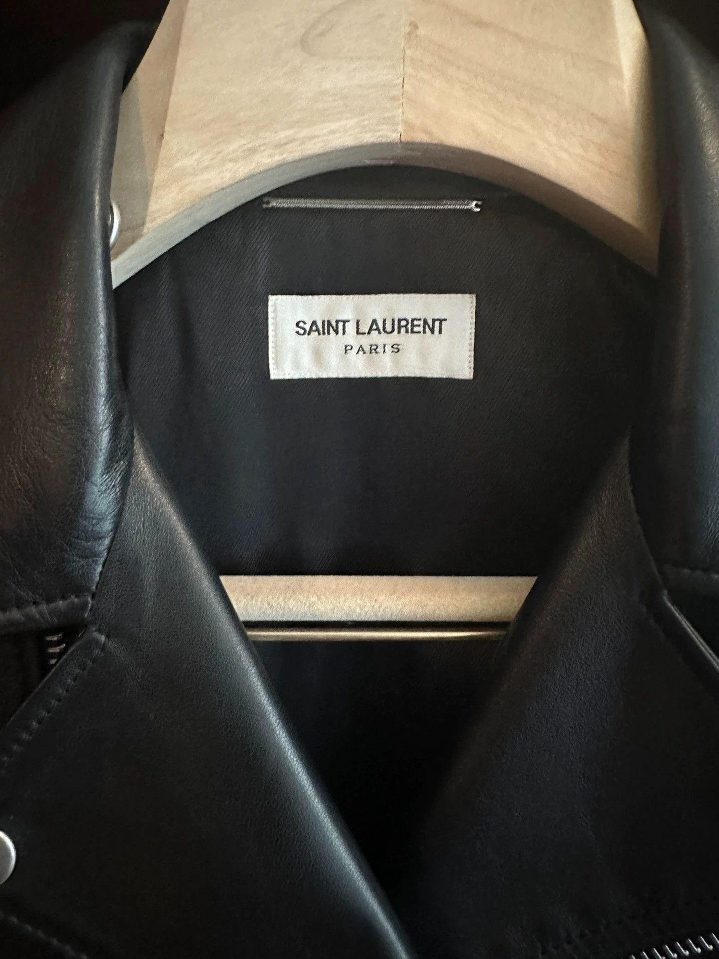 Saint Laurent Paris Saint Laurent Paris Classic motorcycle jacket Size US S / EU 44-46 / 1 - 8 Thumbnail