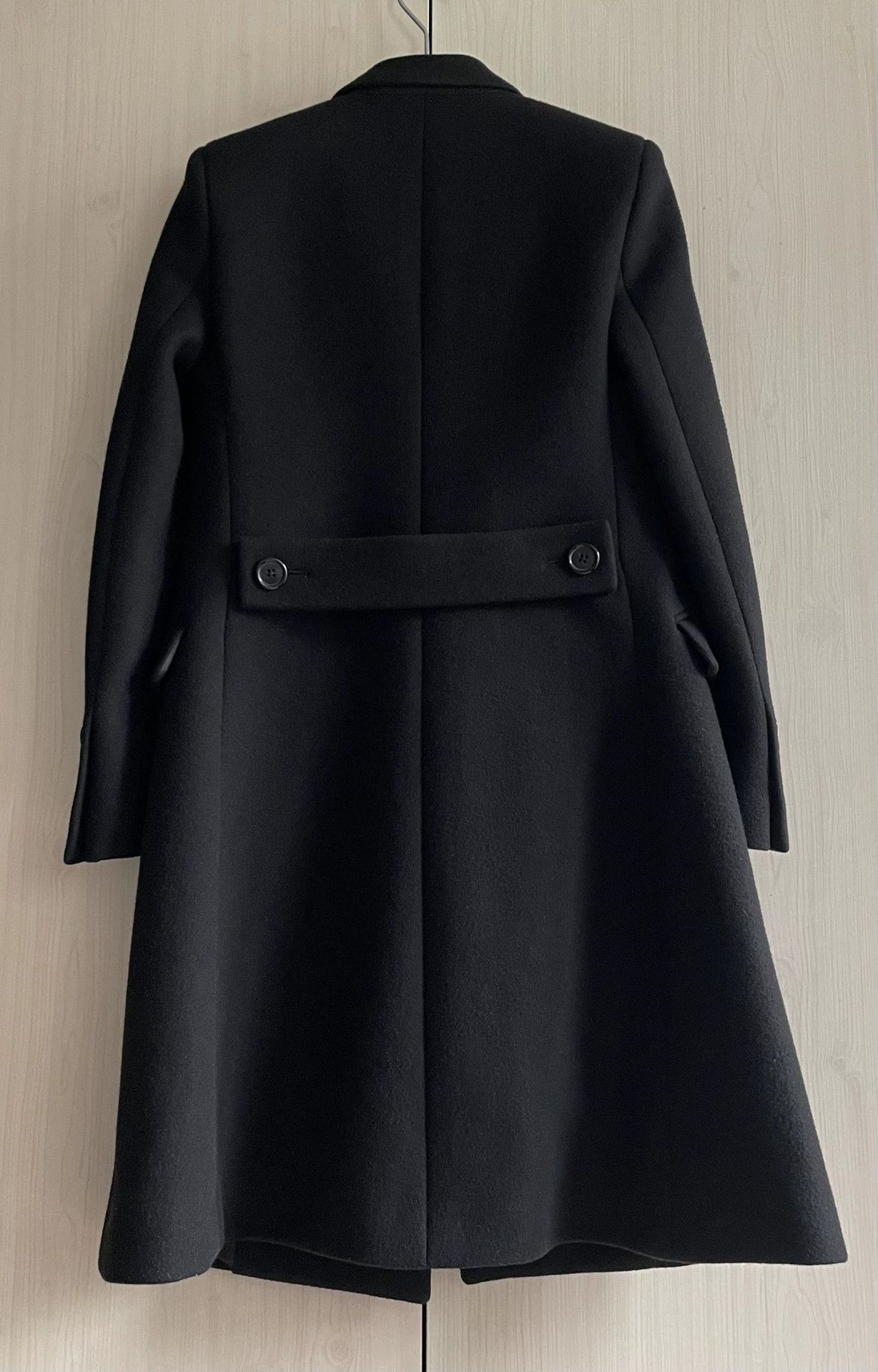 Saint Laurent Paris Saint Laurent Paris Black wool coat Size US XXS / EU 40 - 2 Thumbnail