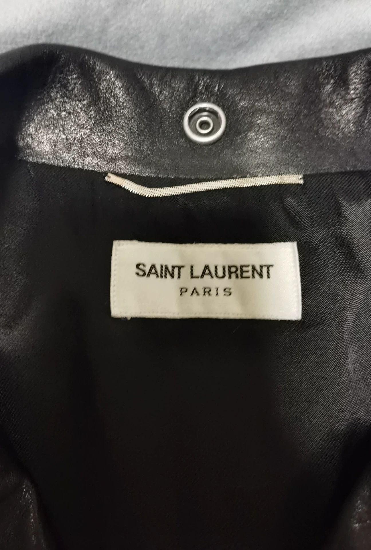 Saint Laurent Paris Saint Laurent Paris Motorcycle leather jacket Size US L / EU 52-54 / 3 - 4 Thumbnail