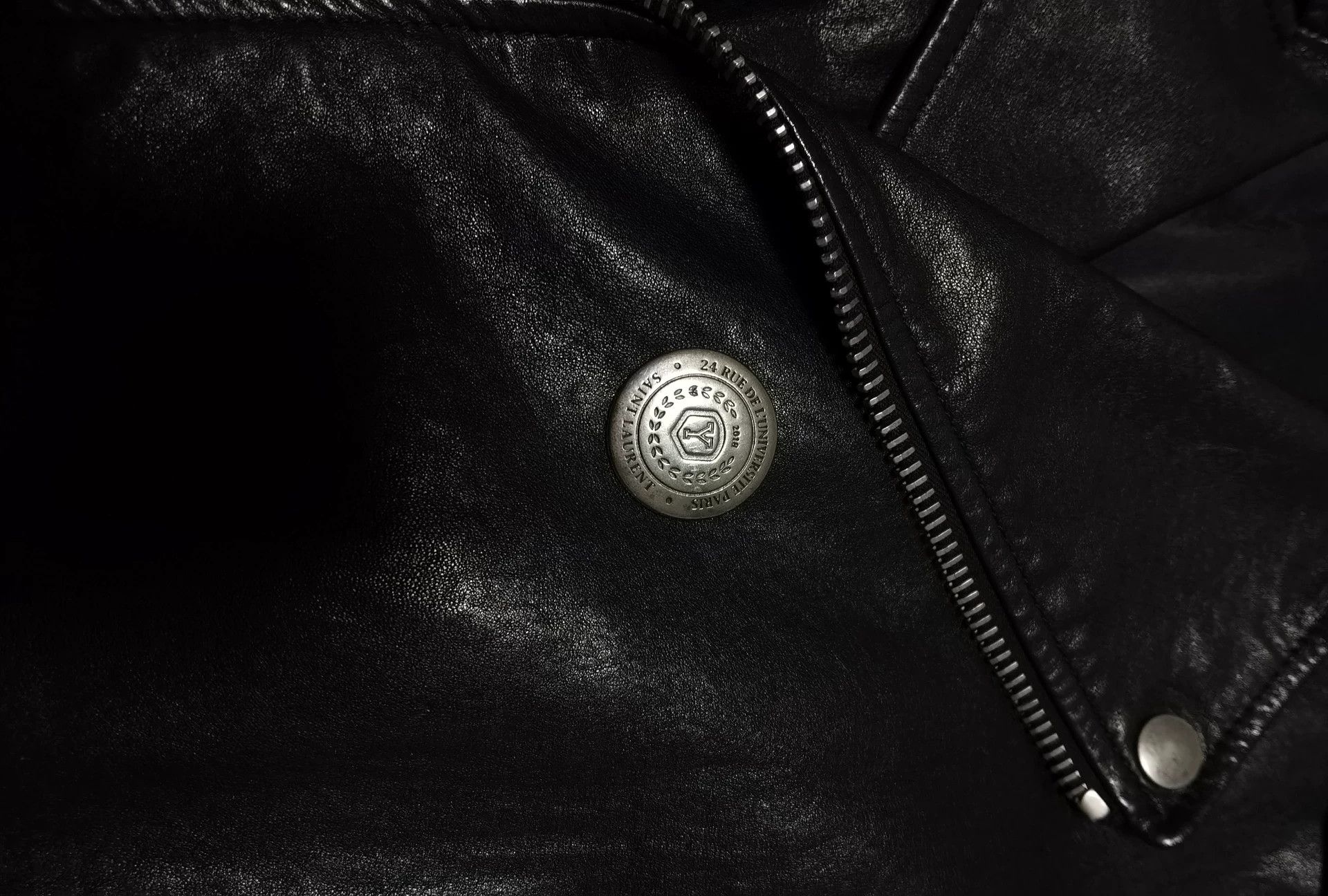 Saint Laurent Paris Saint Laurent Paris Motorcycle leather jacket Size US L / EU 52-54 / 3 - 2 Thumbnail