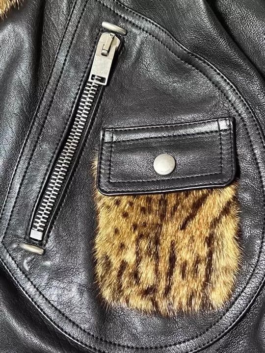 Saint Laurent Paris Saint Laurent Paris Tiger pattern patchwork jacket Size US M / EU 48-50 / 2 - 5 Thumbnail