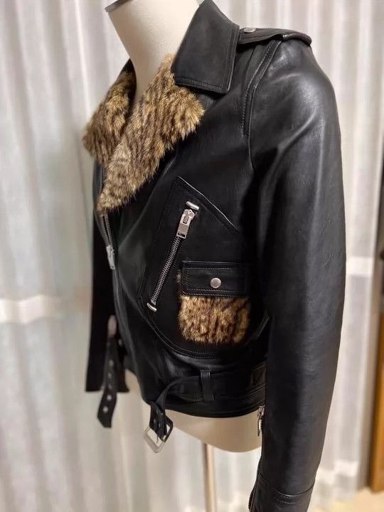 Saint Laurent Paris Saint Laurent Paris Tiger pattern patchwork jacket Size US M / EU 48-50 / 2 - 3 Thumbnail