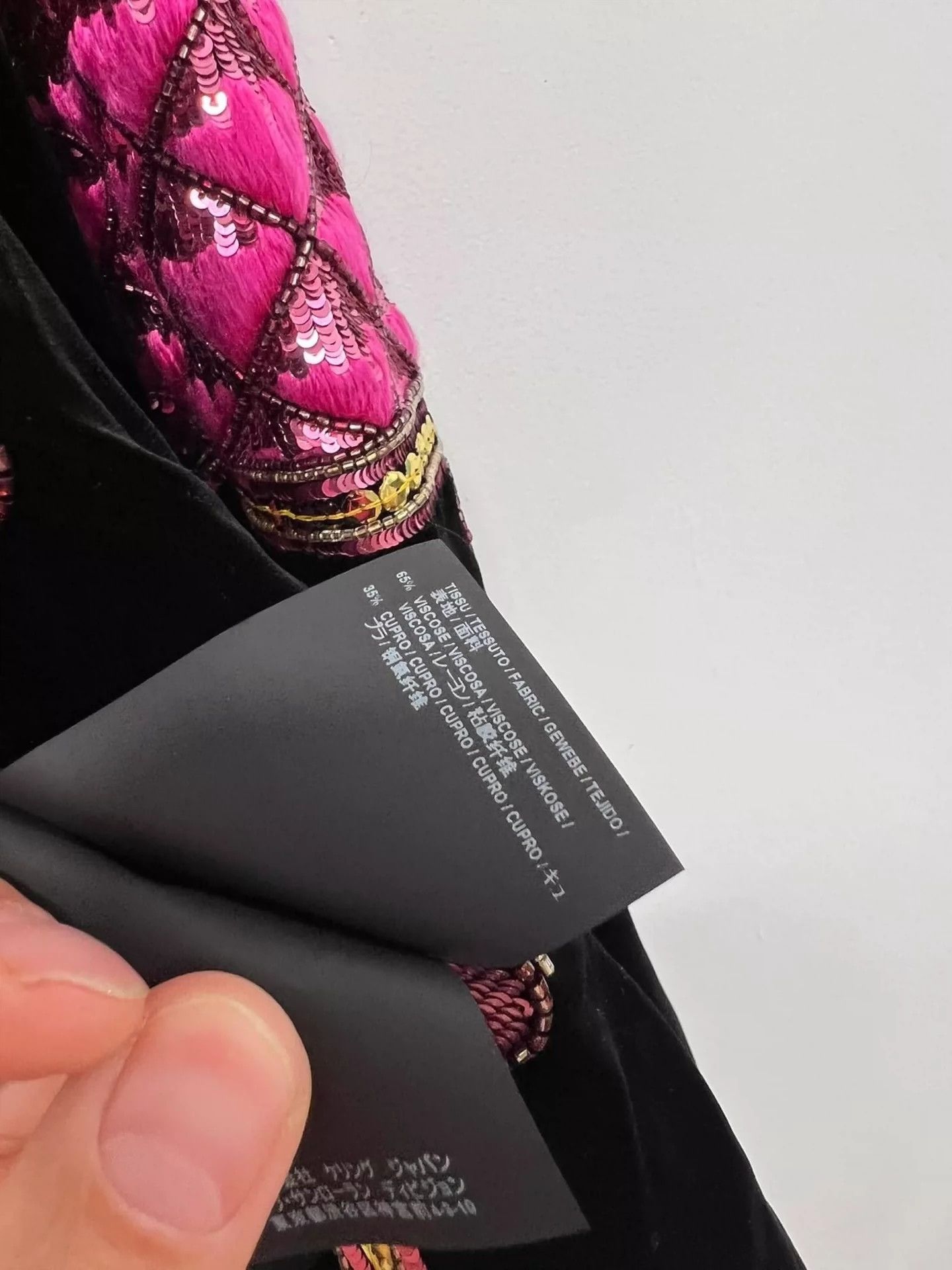 Saint Laurent Paris Saint Laurent Paris 18fw poster style black pink cherry blossom jacket Size US M / EU 48-50 / 2 - 8 Thumbnail
