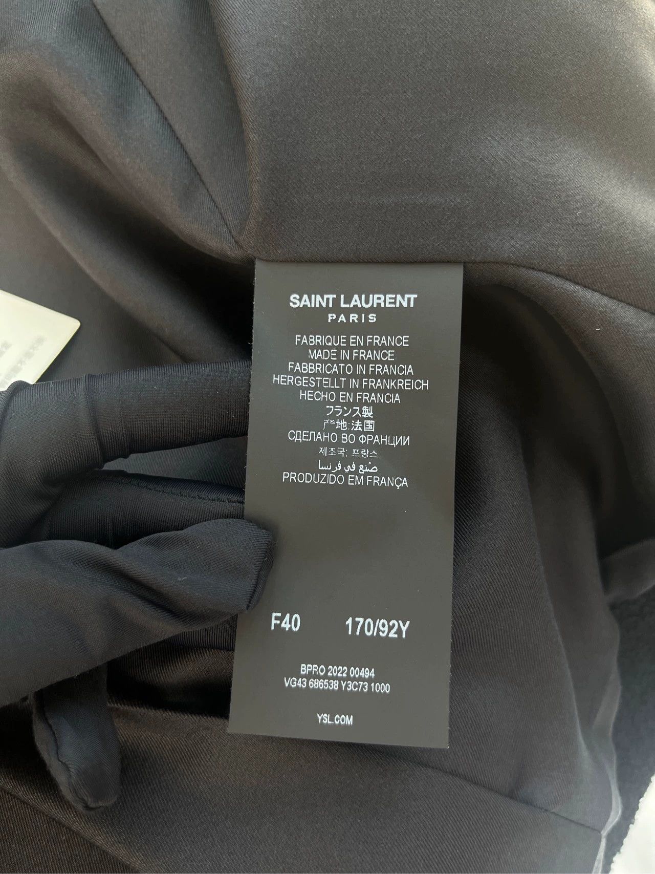 Saint Laurent Paris Saint Laurent Paris Love Button Wave Jacket Size US S / EU 44-46 / 1 - 5 Thumbnail