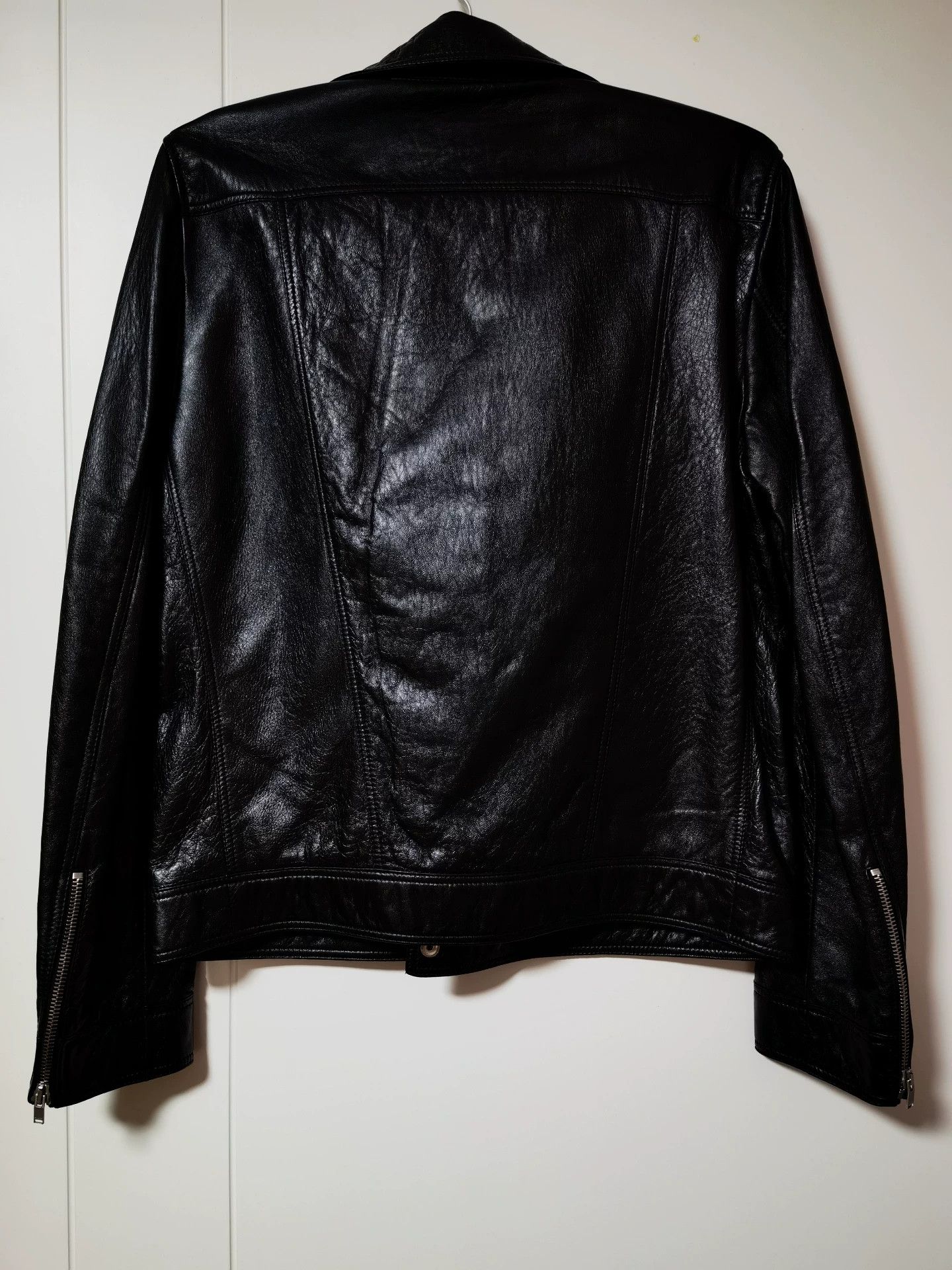 Saint Laurent Paris Saint Laurent Paris Men's motorcycle leather jacket Size US XL / EU 56 / 4 - 2 Thumbnail