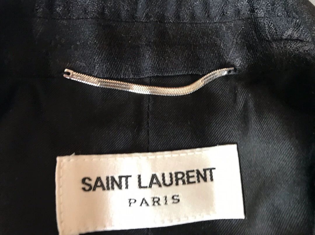 Saint Laurent Paris Saint Laurent Paris Dark patterned suit jacket Size US M / EU 48-50 / 2 - 4 Thumbnail