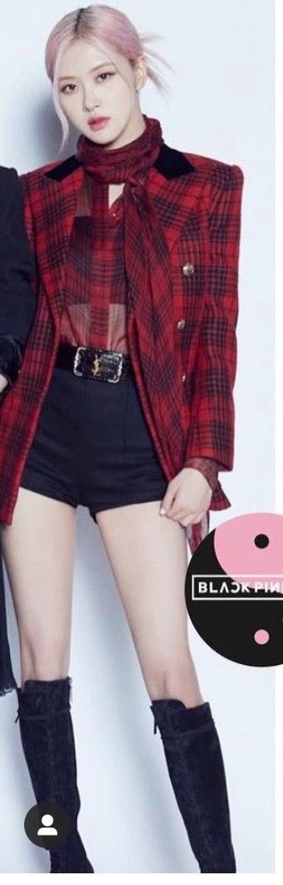 Saint Laurent Paris Saint Laurent Paris Red plaid suit jacket Size US XS / EU 42 / 0 - 2 Thumbnail