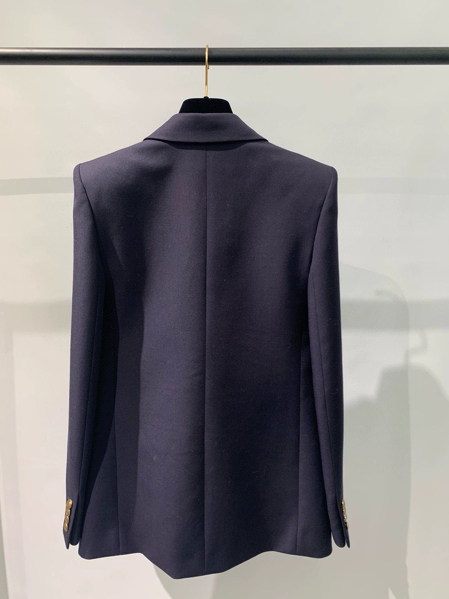 Saint Laurent Paris Saint Laurent Paris Navy blue early spring suit jacket Size US XS / EU 42 / 0 - 2 Thumbnail